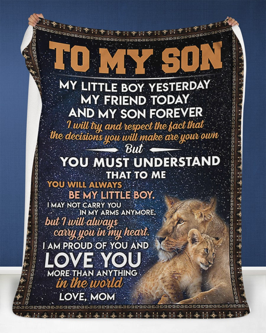 Special blanket for Son - From Mom blanket