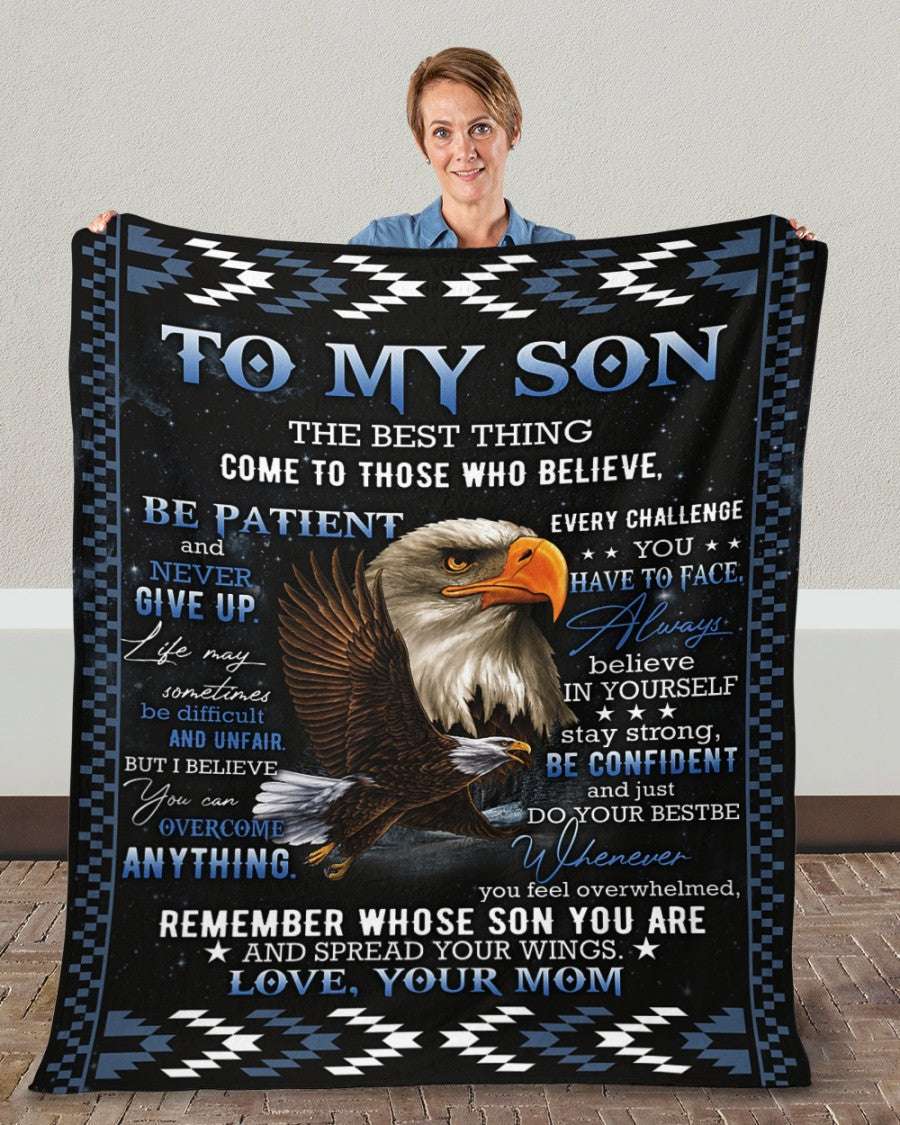 Special blanket for Son - From Mom blanket