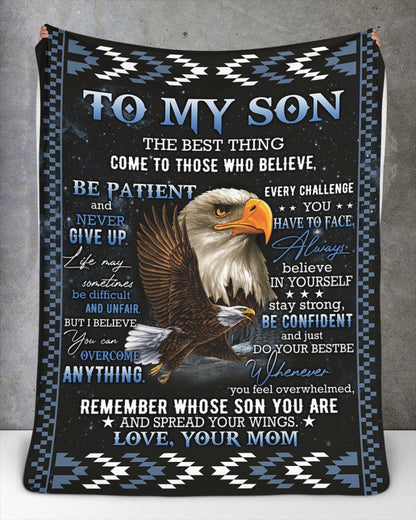 Special blanket for Son - From Mom blanket