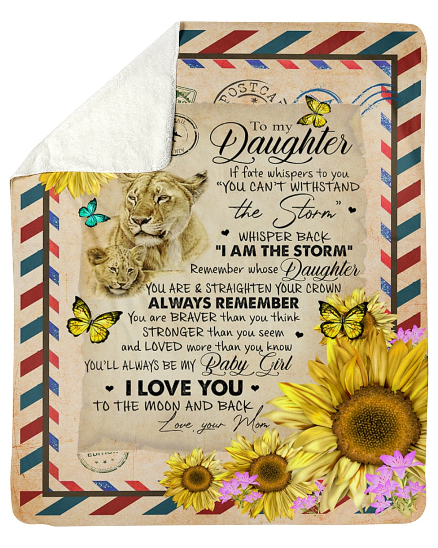 MOM and DAUGHTER - Special gift for Daughter - Blanket