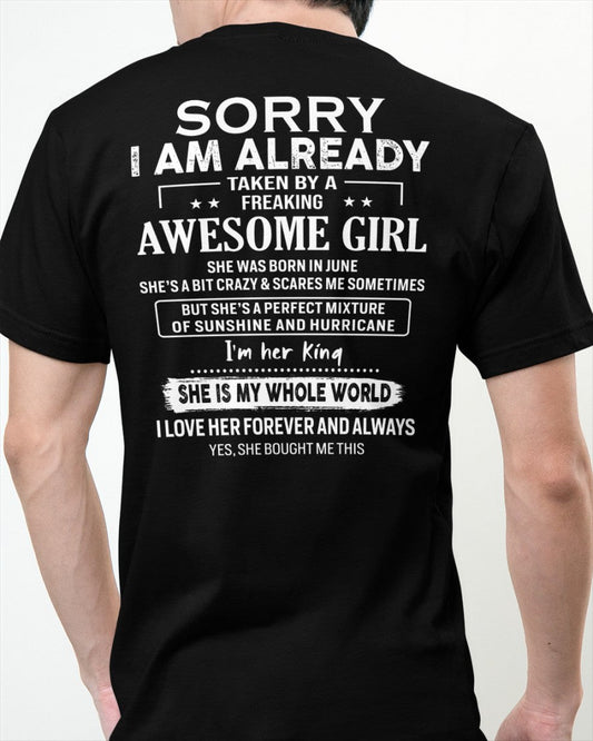 June Awesome Girl - Gifts for your boyfriend, husband - HL06 (SKU.US.01)