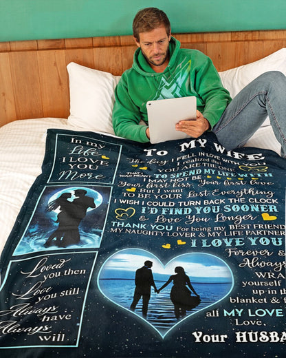 Special Gift For Your Wife Blanket - From Husband (SKU-CHAU-B11)