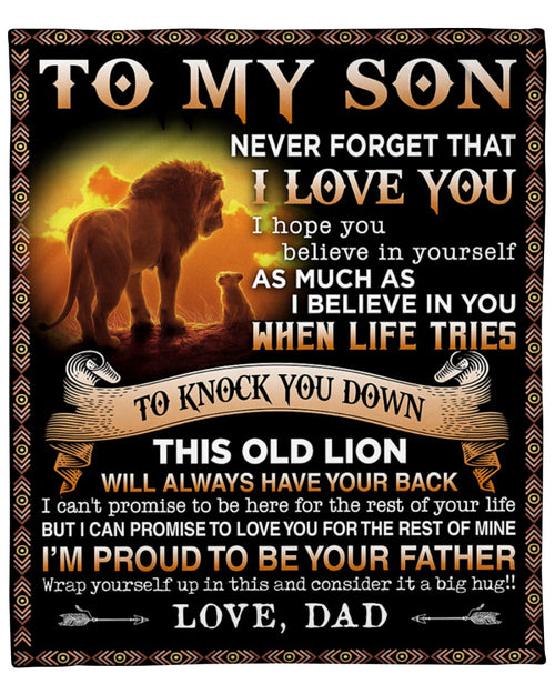 To my Son From Dad - Blanket (SKUB06-54)