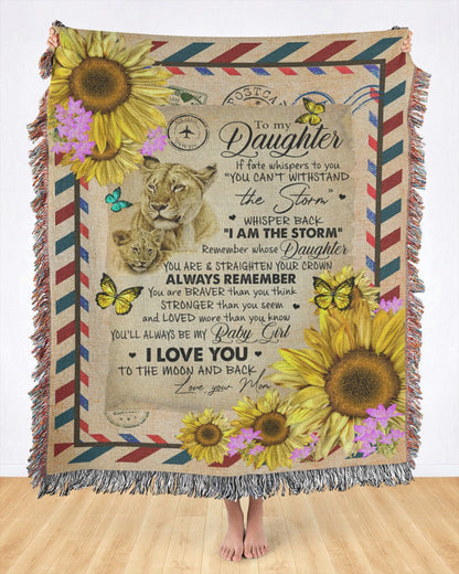 Special Gift For Your Daughter Blanket - From Mom