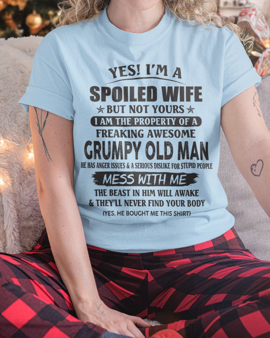 Gift For Girlfriend T-Shirt - Gift For Wife From Husband - Funny Gift T-Shirt for Girlfriend - Gift for your wife – Anniversary, Birthday & Holiday Present from Boyfriend or Husband HL00 (SKU07-16-00)