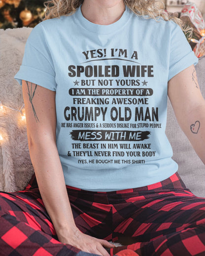 Gift For Girlfriend T-Shirt - Gift For Wife From Husband - Funny Gift T-Shirt for Girlfriend - Gift for your wife – Anniversary, Birthday & Holiday Present from Boyfriend or Husband HL00 (SKU07-16-00)