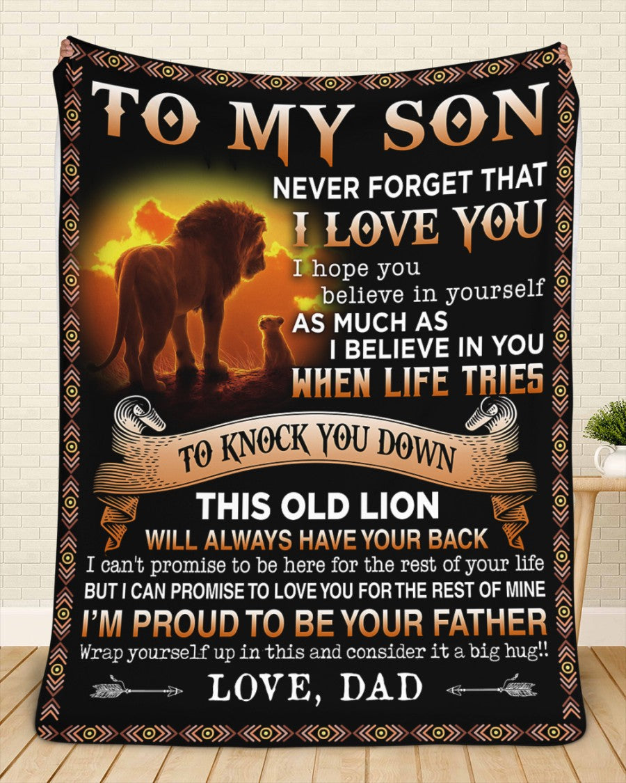 Special blanket for Son From Dad blanket