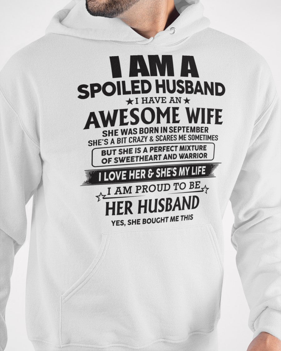 Awesome Wife born in September - Special gift for your Husband - HL09 (SKU06-50)