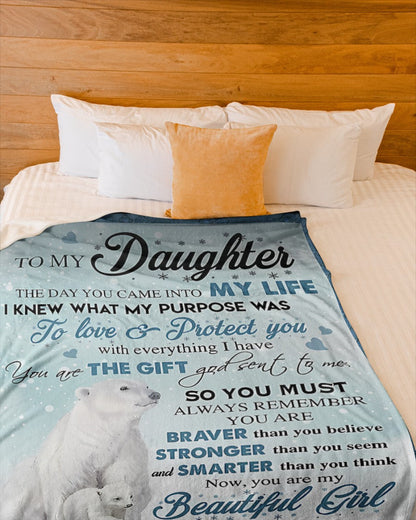 Special Gift For Your Daughter Blanket - From Dad (SKUB11-104)