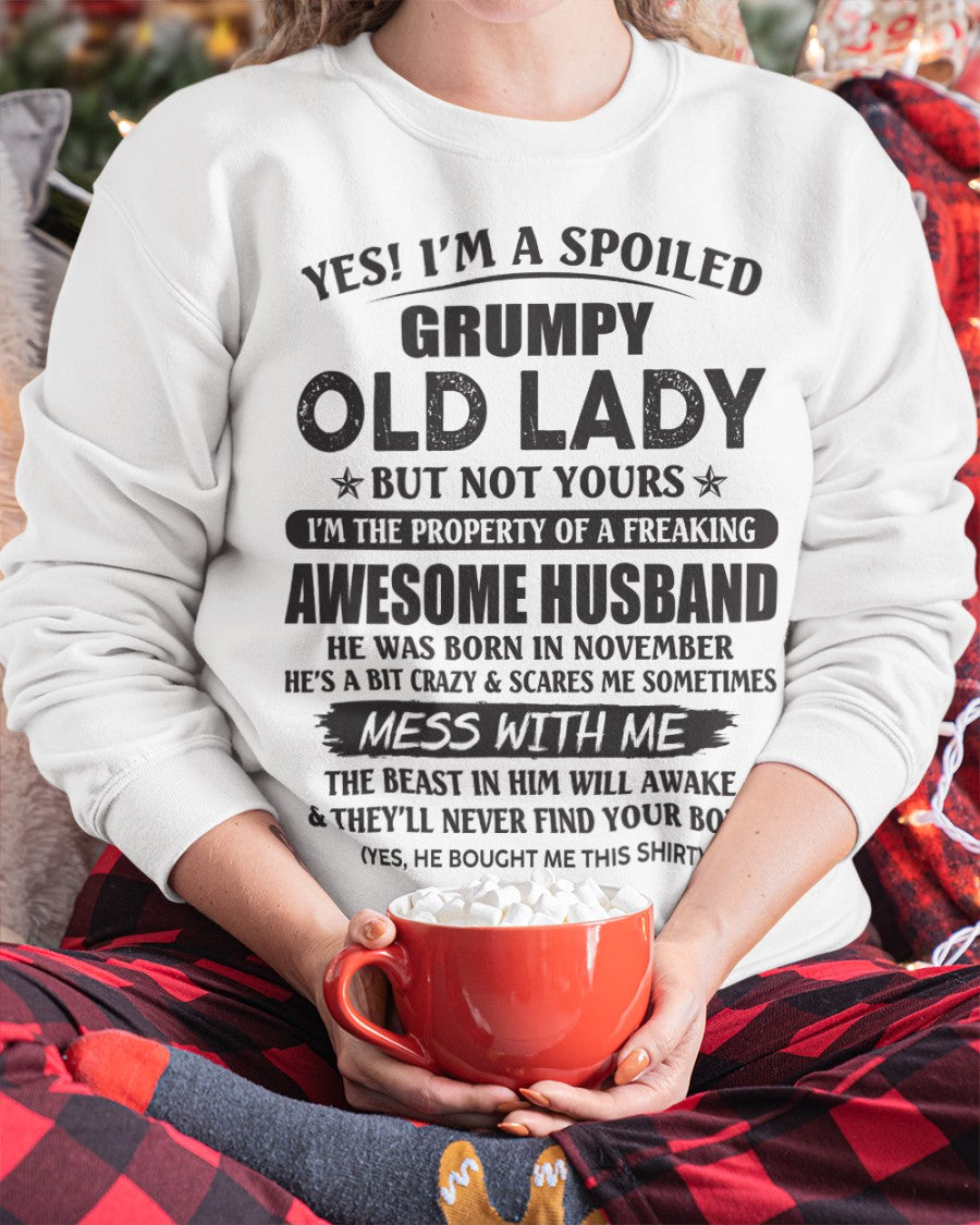 Awesome husband November – Perfect gift for your wife – HL11 (SKU07-86-11)
