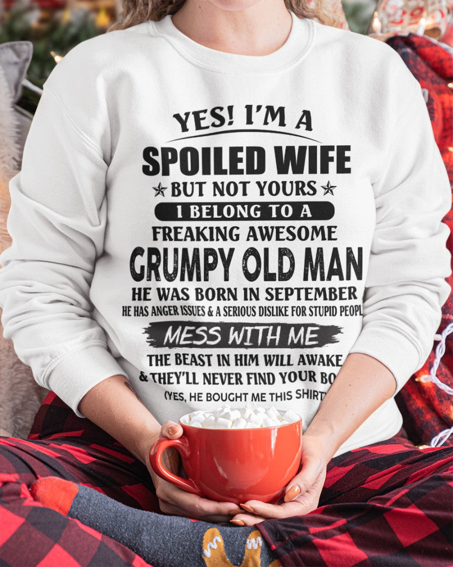 Grumpy Old Man September – Perfect gift for your wife – HL09 (SKU08-63-09)