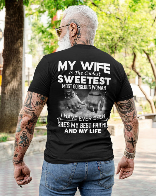 My Wife Is The Coolest Sweetest Most Gorgeous Woman Gift for Husband From Wife - HL00 (SKU06-100)