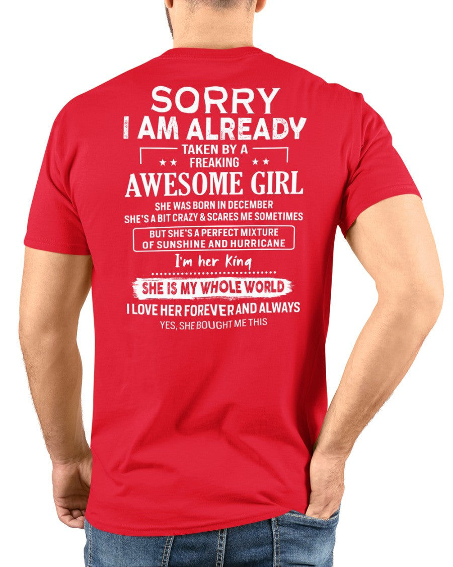 December Awesome Girl - Gifts for your boyfriend, husband - HL12 (SKU.US.01)