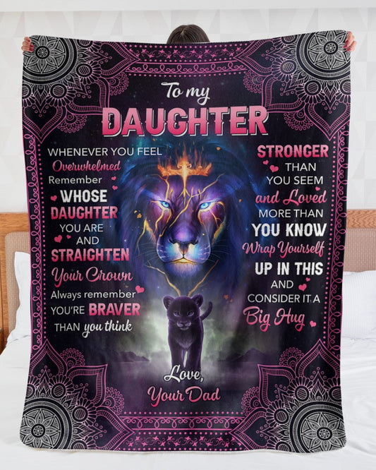 Special blanket for Daughter - From Dad blanket