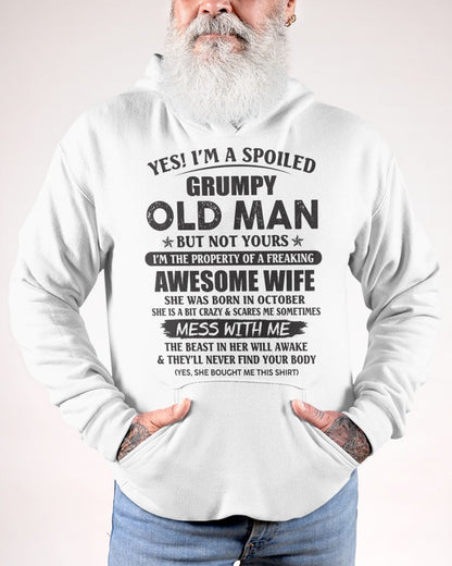 Awesome wife October - Perfect gift for your husband - HL10 (SKU96-68-10)
