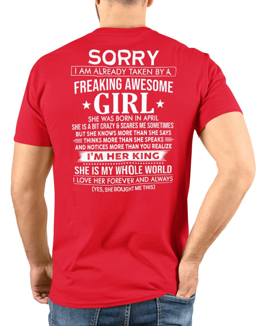 (Apr) Awesome Girl - Special gift for your boyfriend, husband - HL04 (SKU.US.02)