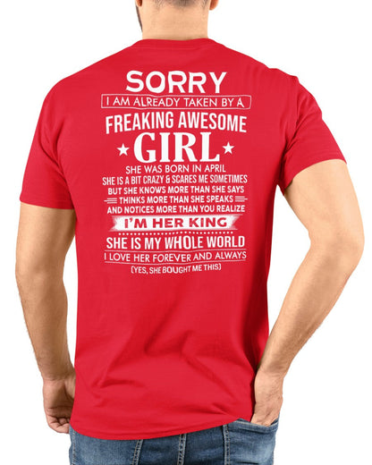 (Apr) Awesome Girl - Special gift for your boyfriend, husband - HL04 (SKU.US.02)