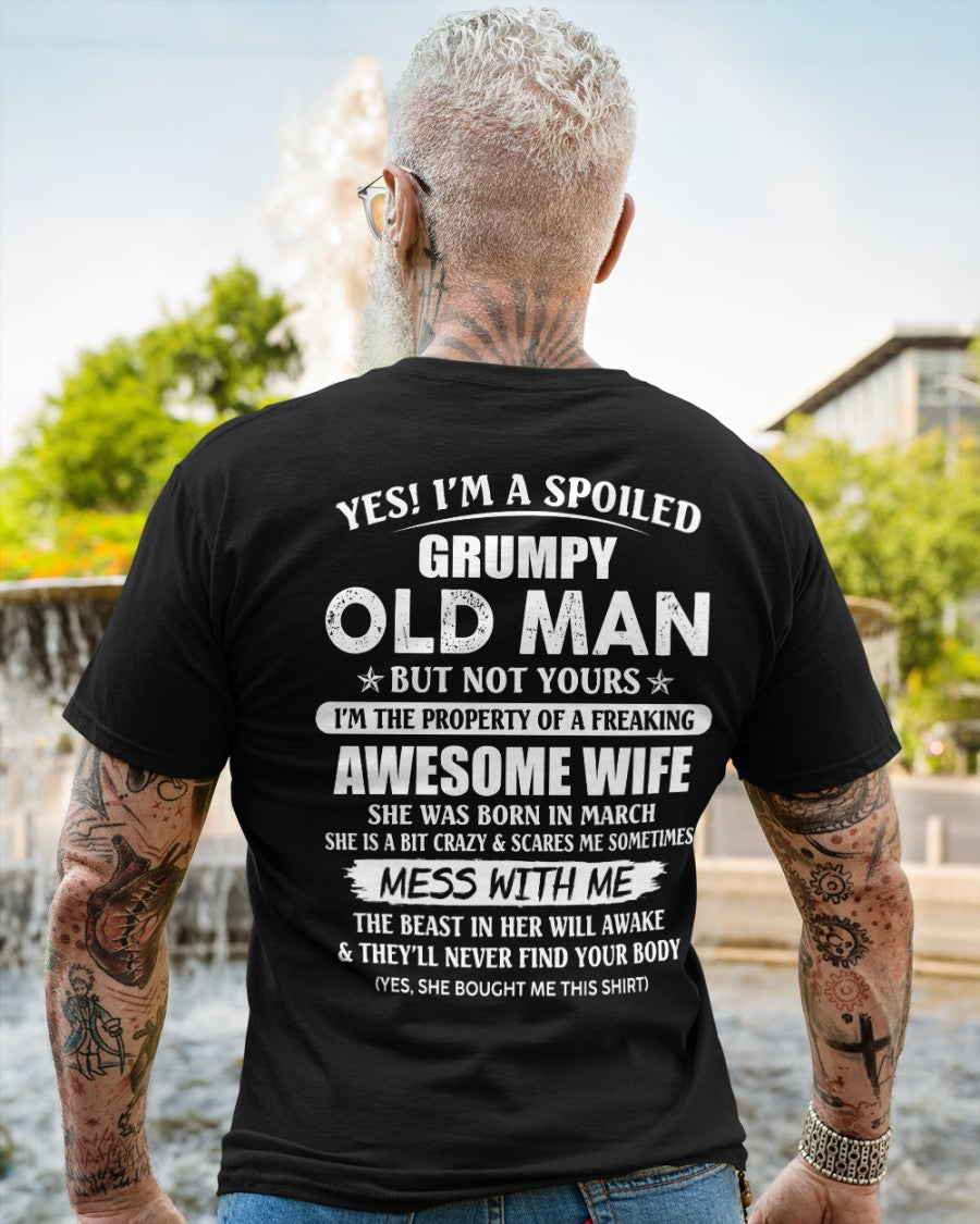 Funny T-Shirt for Husband – Gift For Husband Tshirt – Funny Husband Quote Shirt, Birthday Anniversary Gift Idea for Huband - Gift for your husband - HL03 (SKU06-68-03)