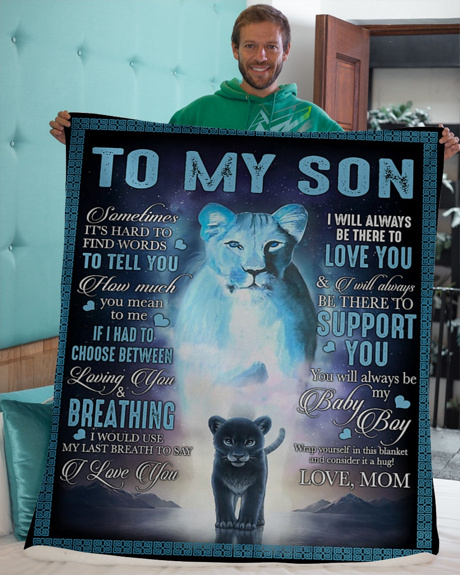 Special Gift For Your Son Blanket - From Mom (SKUB06-84)