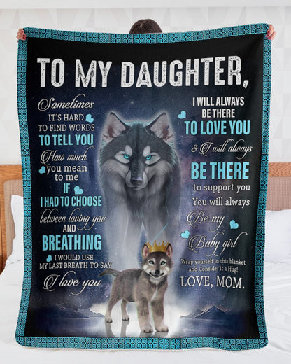 Special Gift For Your Daughter Blanket - From Mom