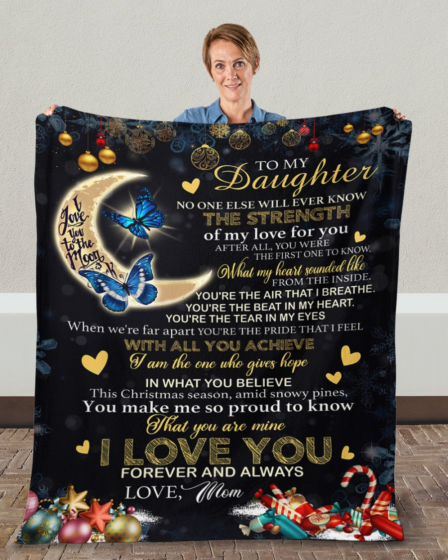 Special gift for your daughter Blanket -  from mom (SKU-CHAU-B09)