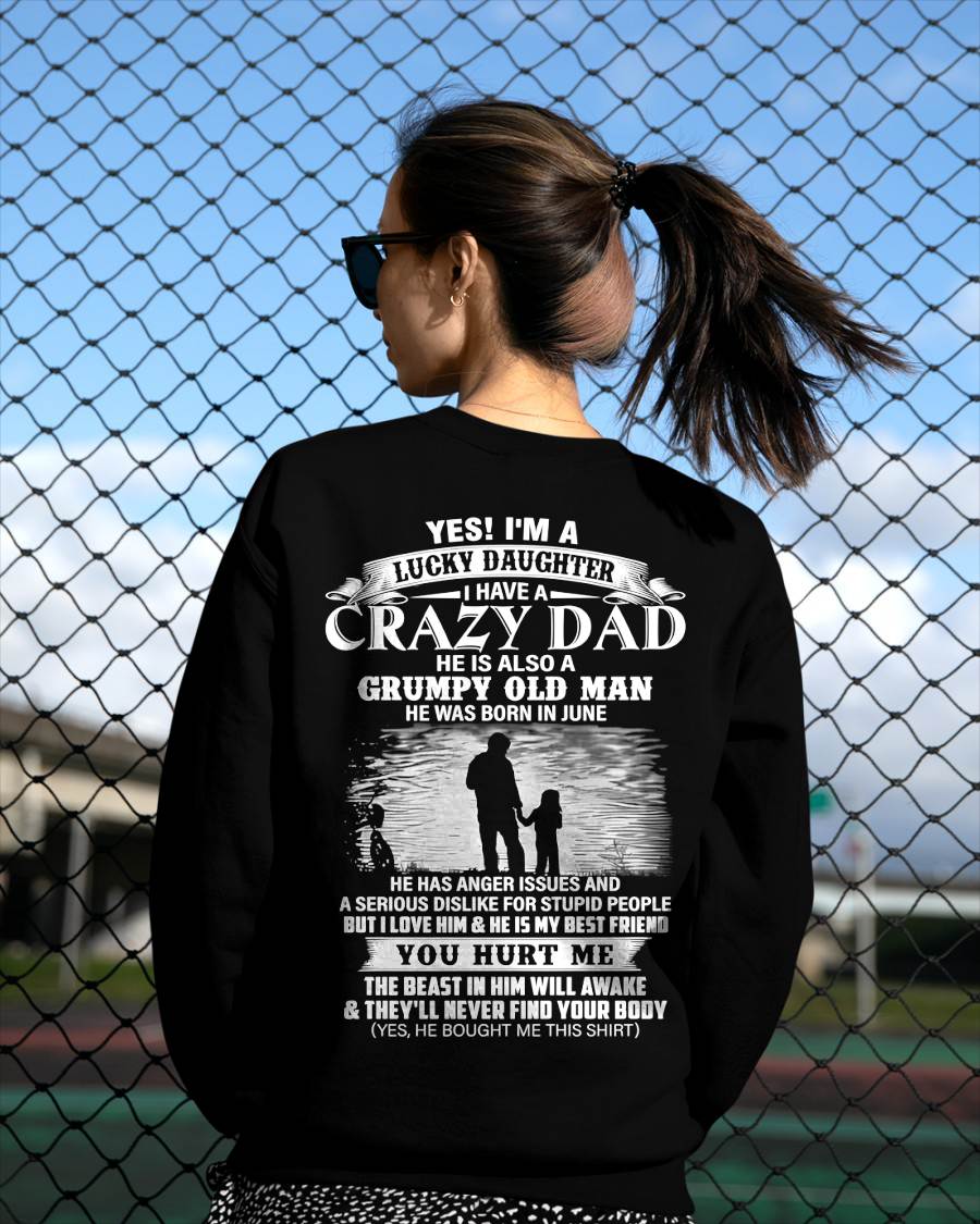June - Gift For Daughter Tshirt From Dad - Funny T-shirts For Daughters - Special gift for your daughter - HL06 (SKU2604-47-06)