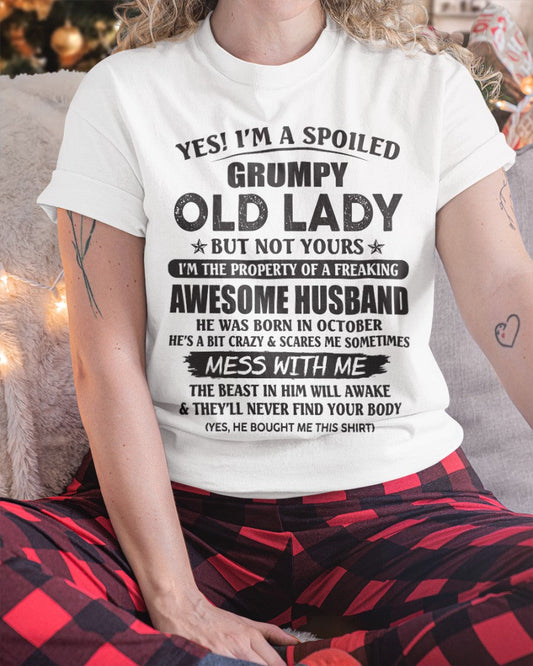 Awesome husband October – Perfect gift for your wife – HL10 (SKU07-86-10)