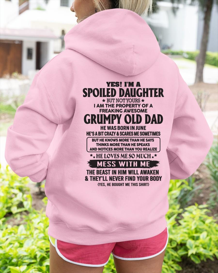 June - Grumpy Old Dad was born in June - Gift for your daughter from dad - HL06 (SKU05-89-06)