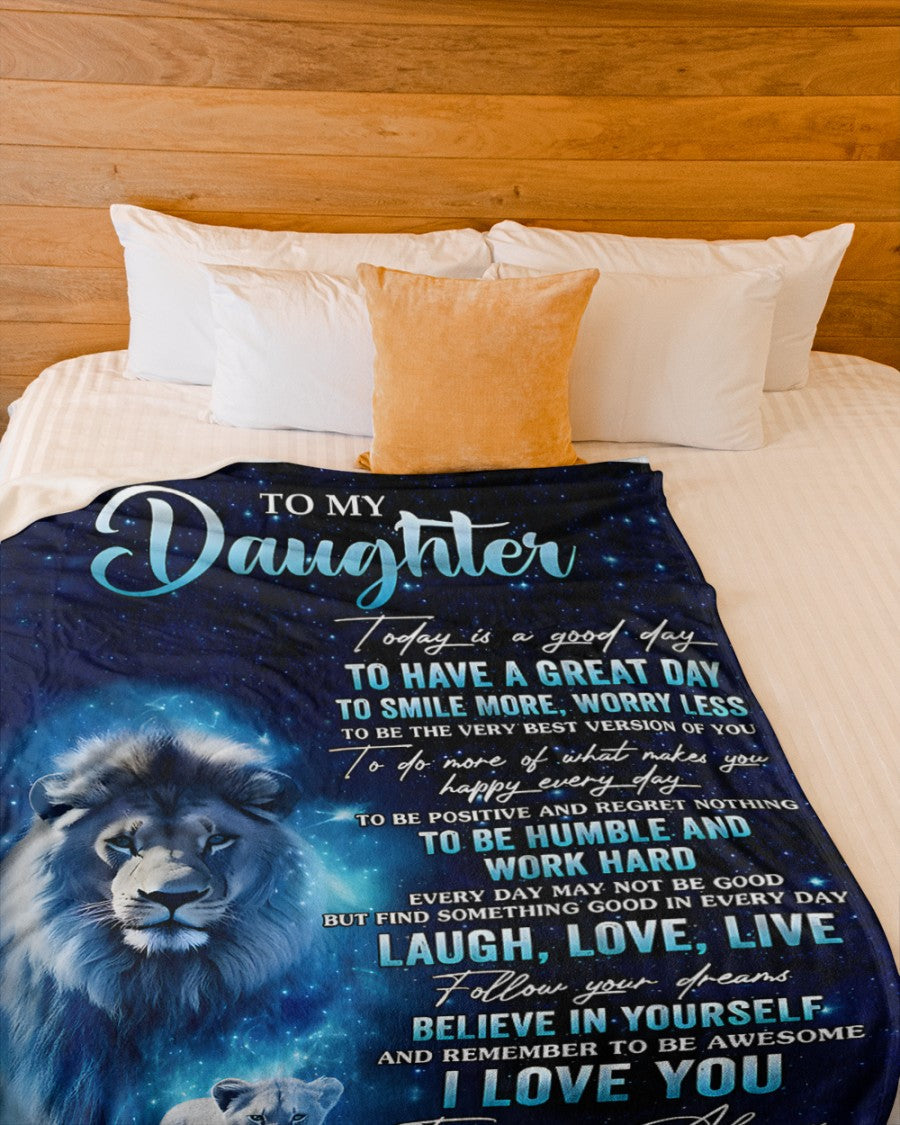 Special Gift For Your Daughter Blanket - From Dad (SKUB11-60)