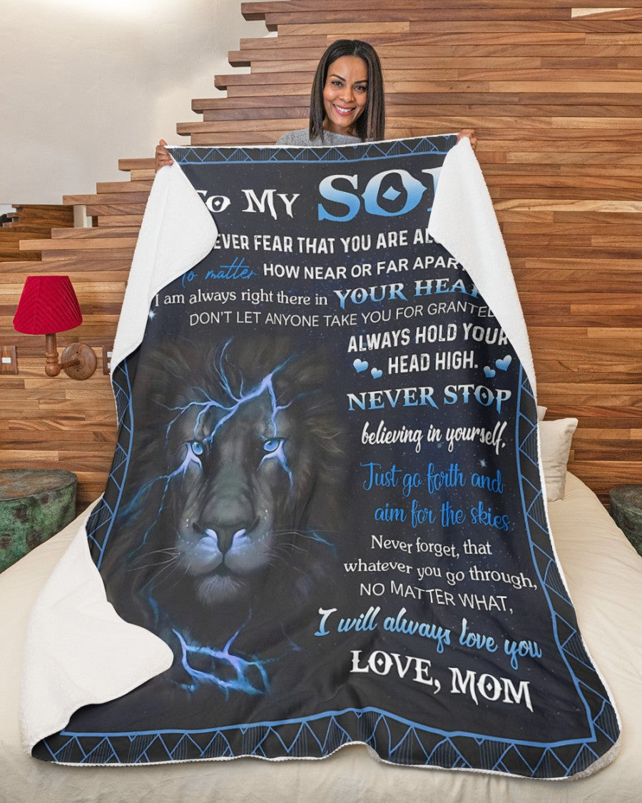 The Perfect Gift For Your Son Blanket - From Mom (SKUB09-138)