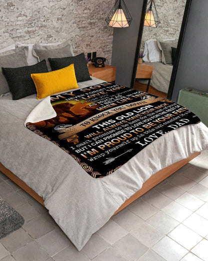 To my Son From Dad - Blanket (SKUB06-54)