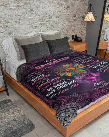 Special Gift For Your Daughter Blanket - From Mom