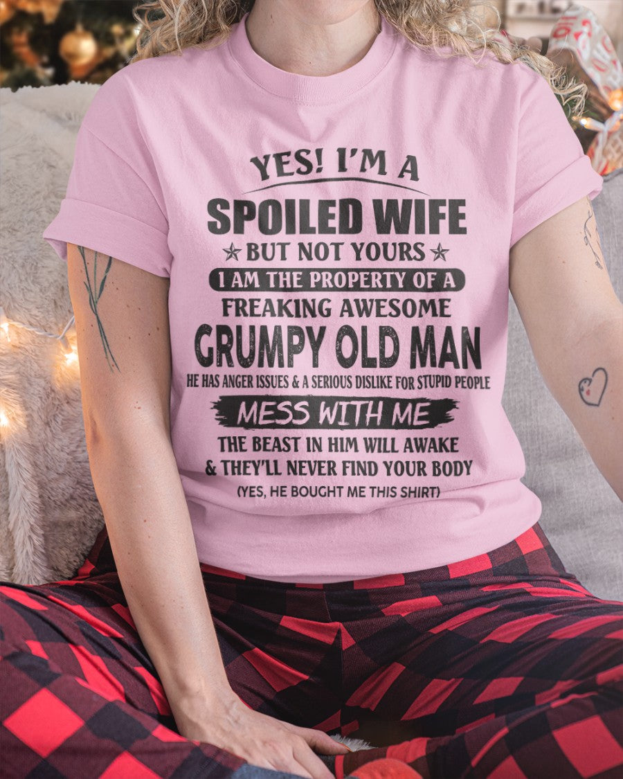 Gift For Girlfriend T-Shirt - Gift For Wife From Husband - Funny Gift T-Shirt for Girlfriend - Gift for your wife – Anniversary, Birthday & Holiday Present from Boyfriend or Husband HL00 (SKU07-16-00)