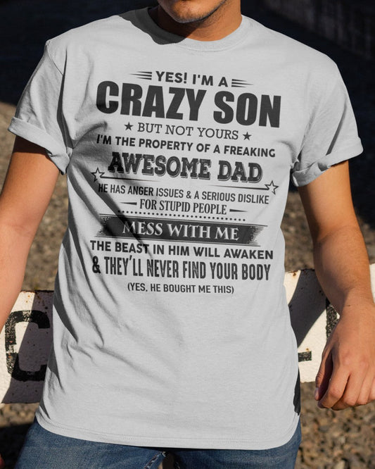 Gift for Son Tshirt - Gift For Son From Dad - HL00 (Sku.Dadson51)