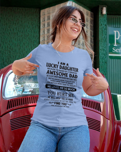 Lucky Daughter - perfect gift for your daughter from Dad - HL00 (SKU-TONDD2509-00)