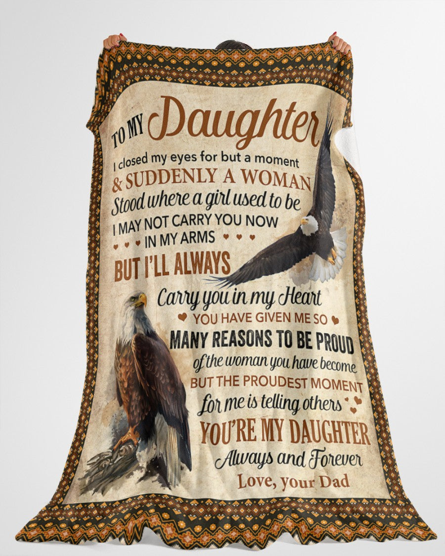Special Gift For Your Daughter Blanket - From Dad