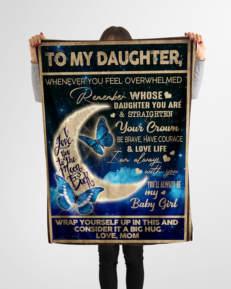 Special gift for Daughter From Mom - Blanket