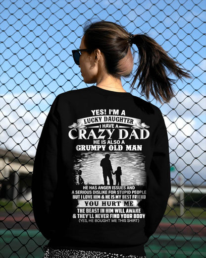 Gift For Daughter Tshirt - Funny T-shirts For Daughters - Special gift for your daughter from Dad - HL00 (SKU2604-47-00)