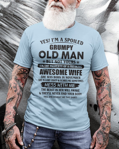 Awesome wife November - Perfect gift for your husband - HL11 (SKU96-68-11)