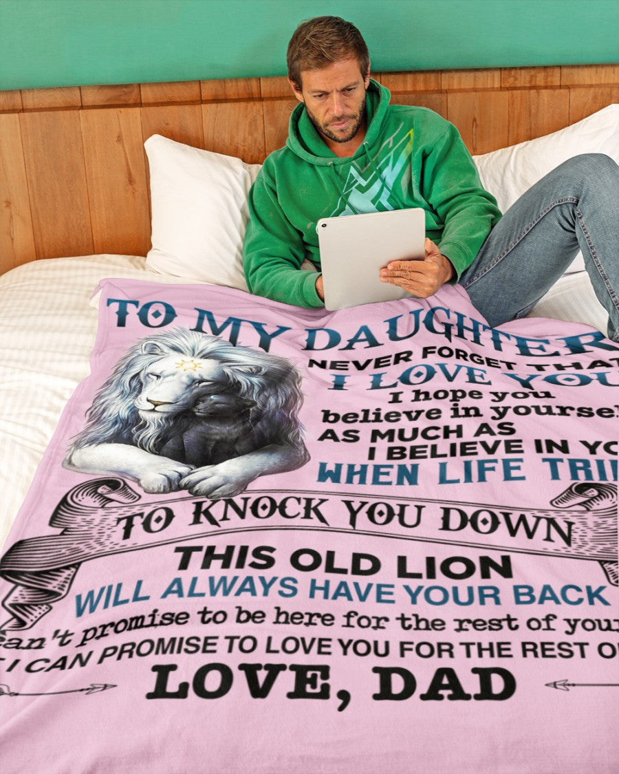 Special Gift For Your Daughter Blanket - From Dad